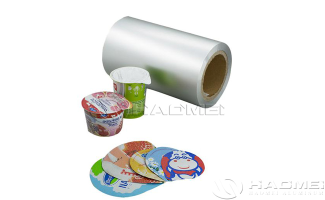 алюминиевая фольга для крышки йогурта